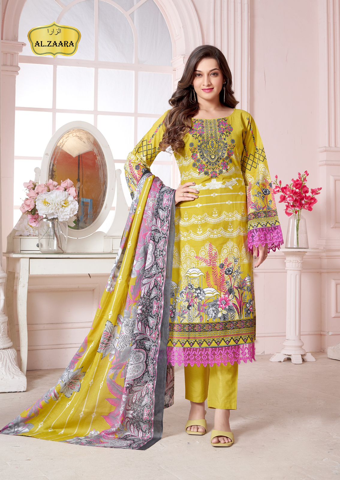 AL ZAARA VOL 1 LAWN KARACHI SUITS CATALOGUE