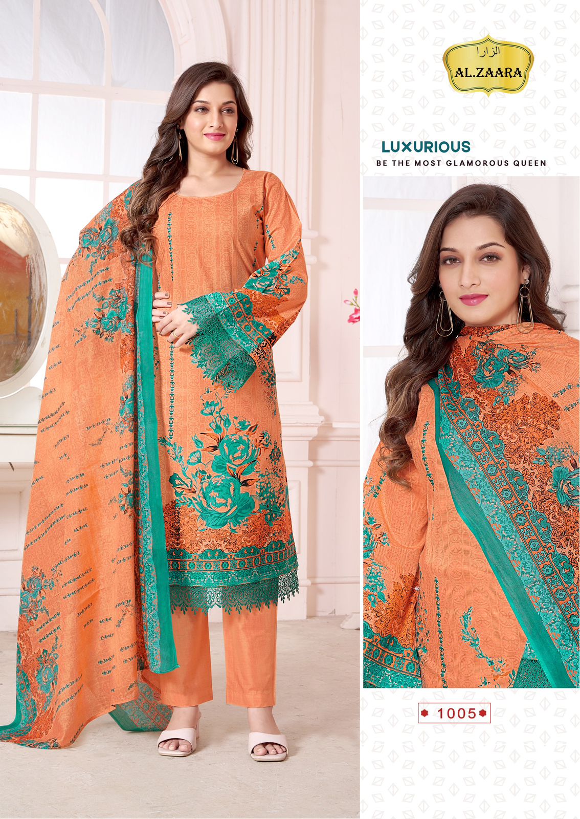 AL ZAARA VOL 1 LAWN KARACHI SUITS CATALOGUE