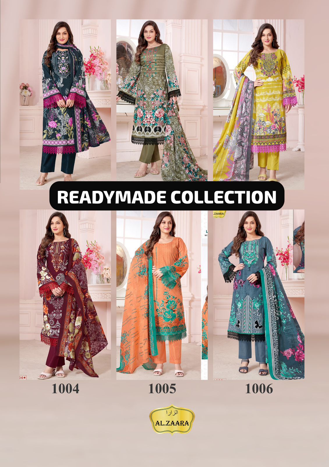 AL ZAARA VOL 1 READYMADE LAWN KARACHI SUIT CATALOG