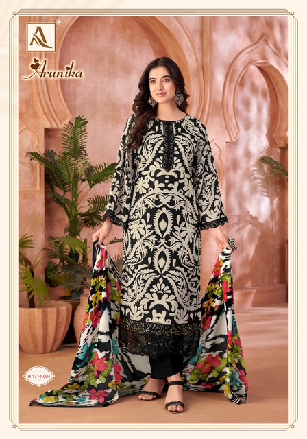 ALOK SUIT ARUNIKA CAMBRIC PRINTED SUITS SUPPLIER