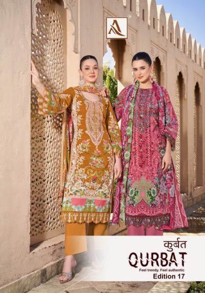 ALOK SUIT QURBAT EDITION 17 COTTON SUITS CATALOGUE