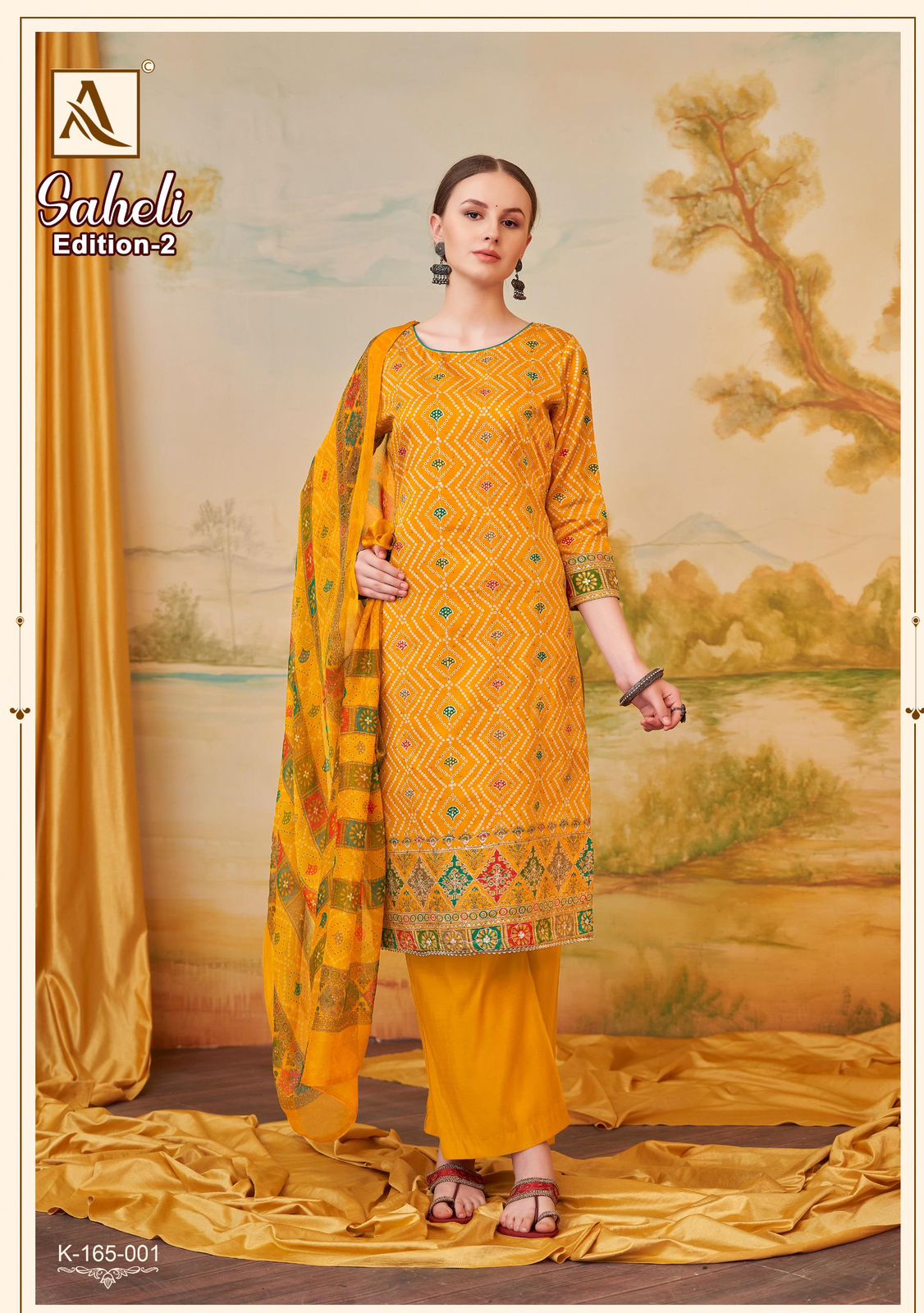 ALOK SUIT SAHELI EDITION 2 JAM PRINTED SUIT CATALOGUE