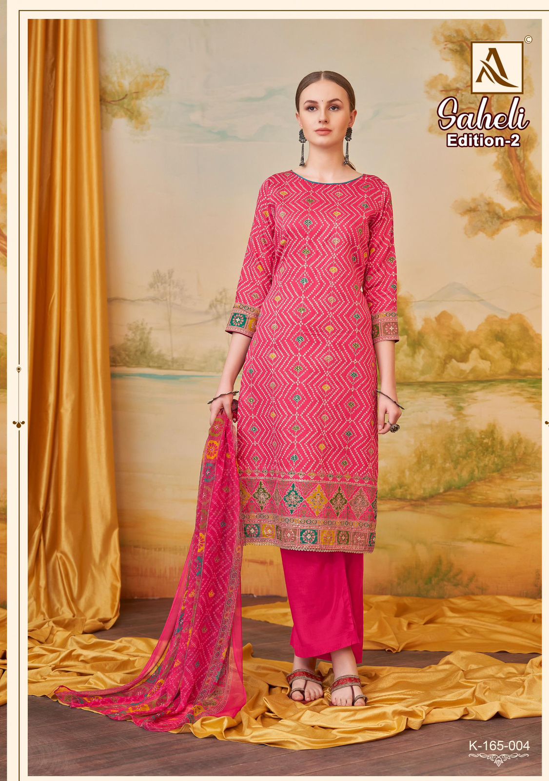 ALOK SUIT SAHELI EDITION 2 JAM PRINTED SUIT CATALOGUE