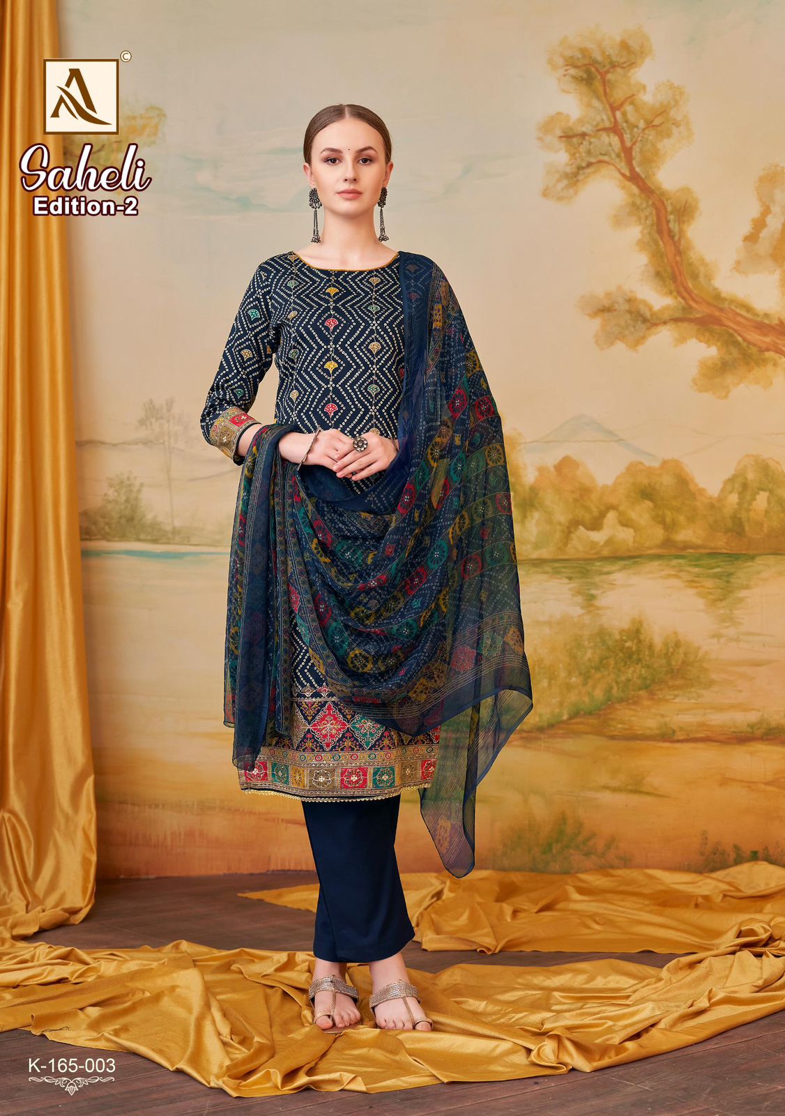 ALOK SUIT SAHELI EDITION 2 JAM PRINTED SUIT CATALOGUE