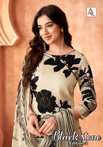 ALOK SUITS BLACK STONE EDITION 2 SUITS LATEST CATALOG