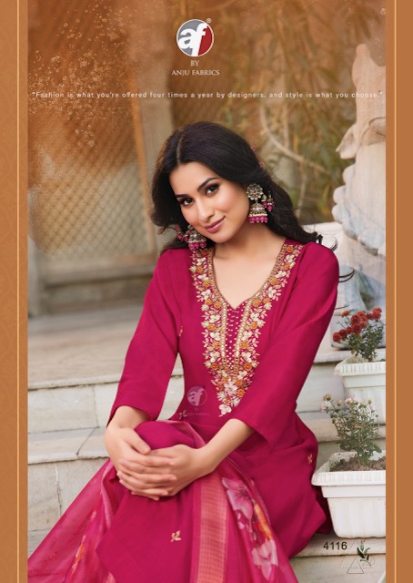 ANJU FABRICS MAYRA VOL 6 MODAL SILK READYMADE KURTI