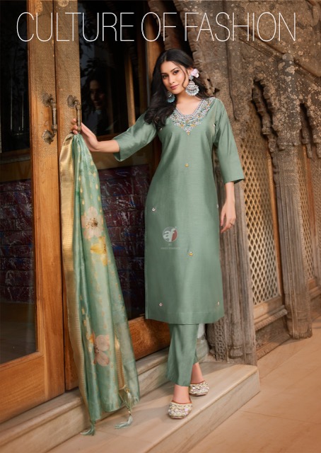 ANJU FABRICS MAYRA VOL 6 MODAL SILK READYMADE KURTI