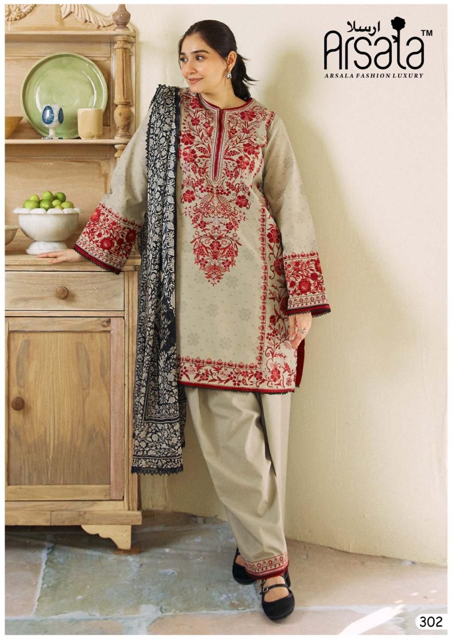 ARSALA AMIRA VOL 3 COTTON KARACHI SUITS