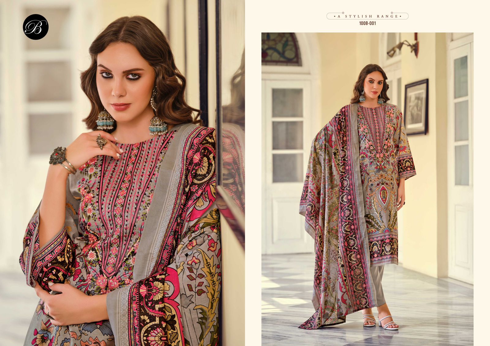 BELLIZA NAIRA VOL 84 PURE COTTON SUITS CATALOGUE