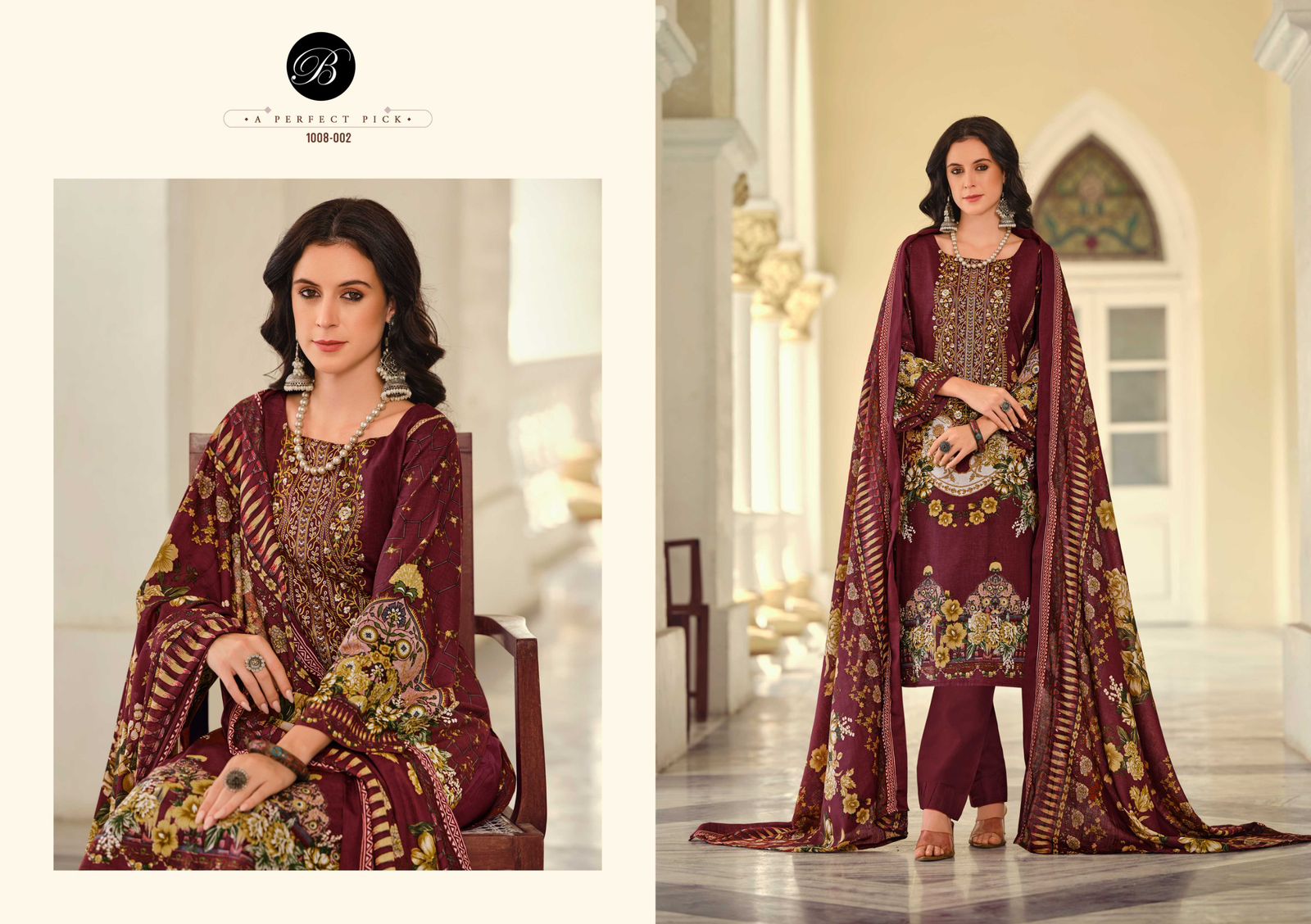 BELLIZA NAIRA VOL 84 PURE COTTON SUITS CATALOGUE