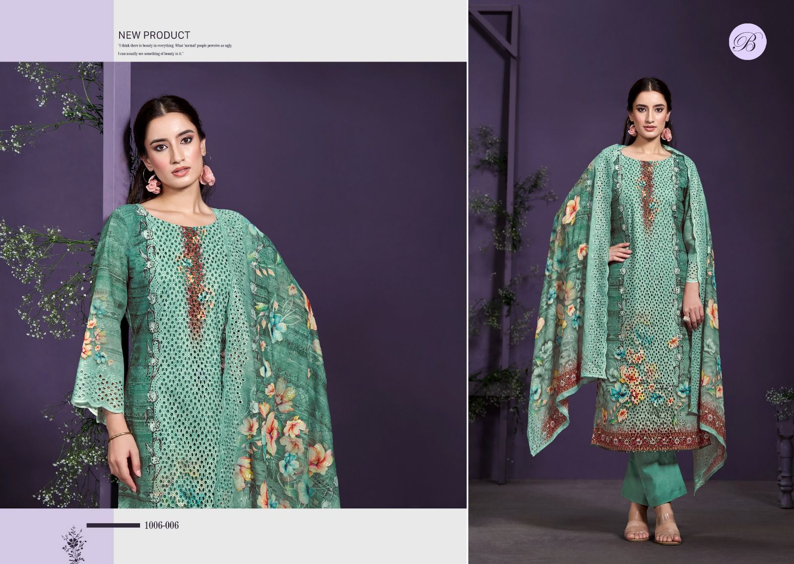 BELLIZA NAKKASHI VOL 2 COTTON PRINTED SUITS