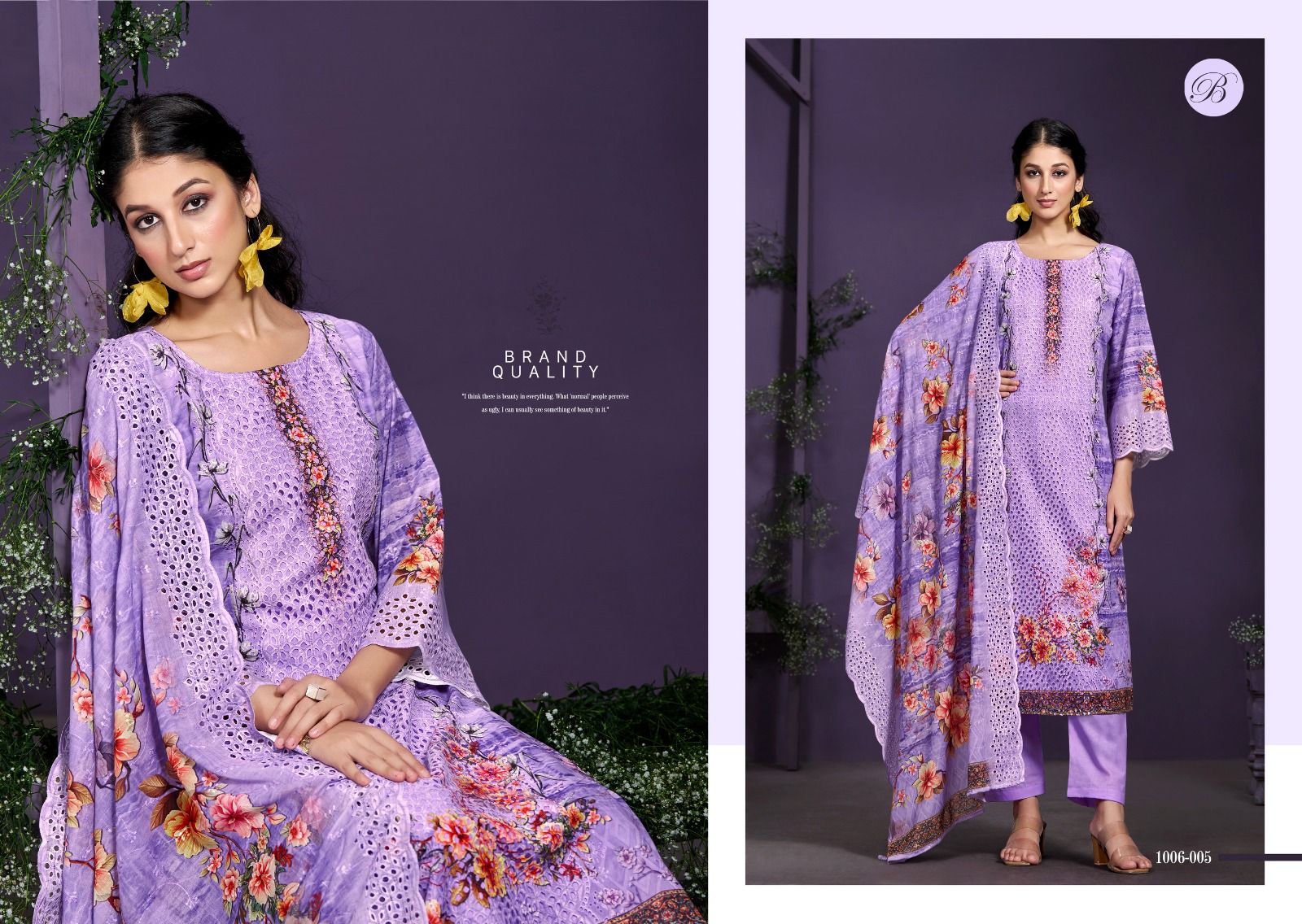 BELLIZA NAKKASHI VOL 2 COTTON PRINTED SUITS