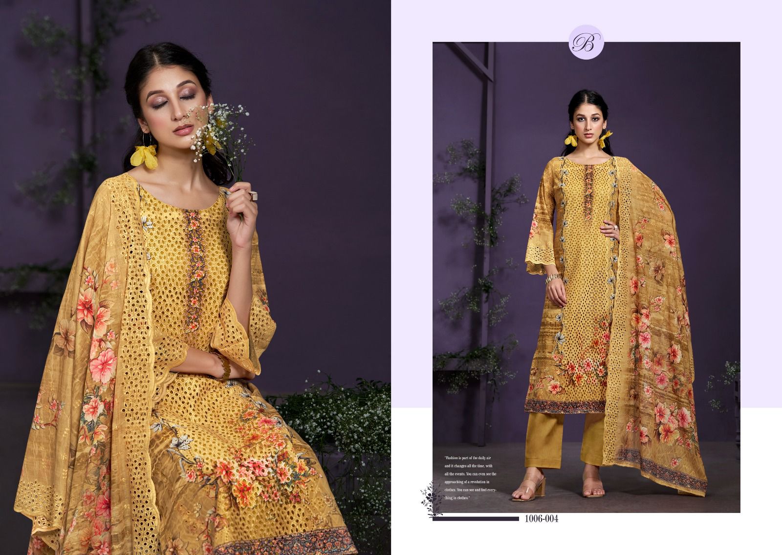 BELLIZA NAKKASHI VOL 2 COTTON PRINTED SUITS