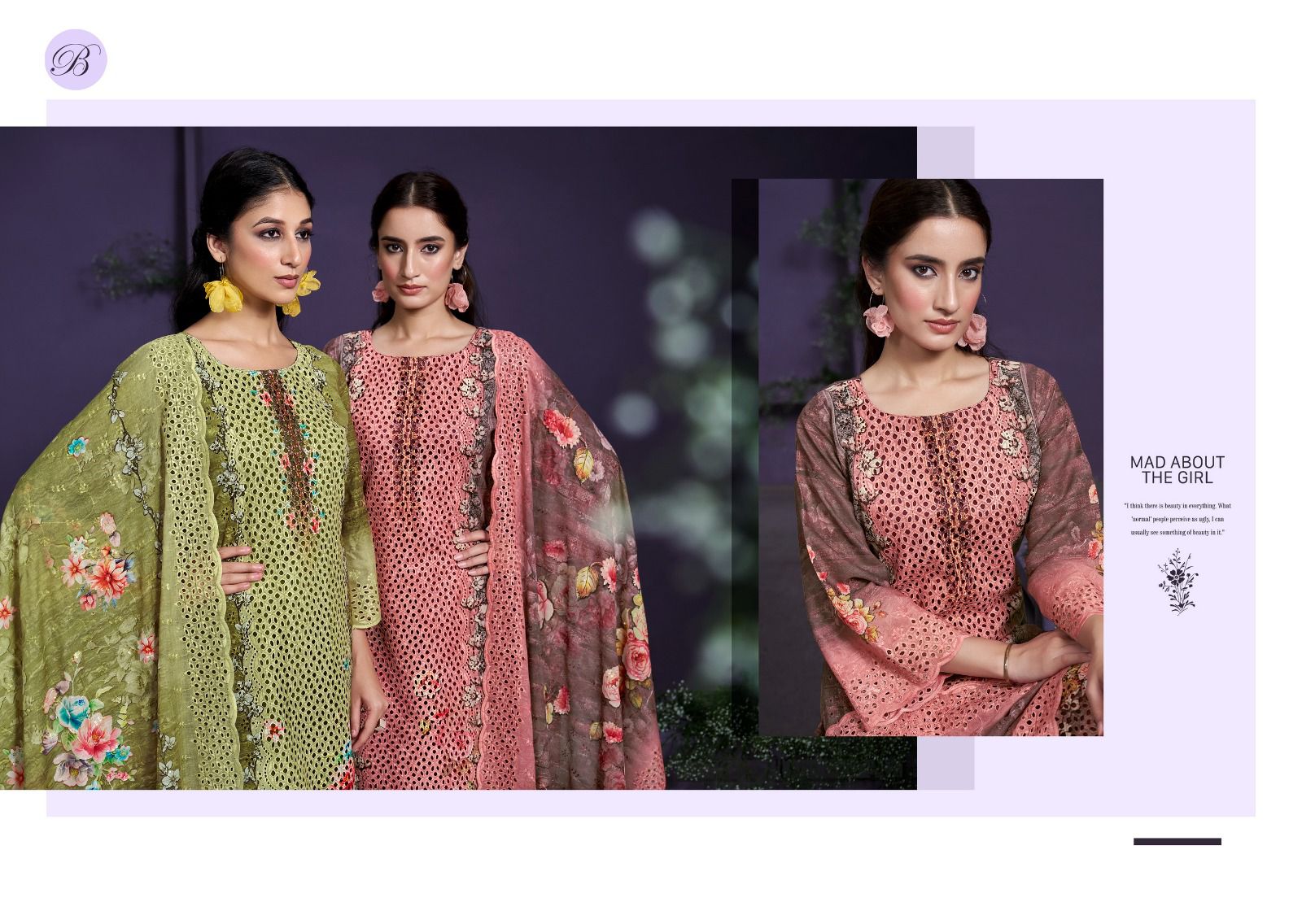 BELLIZA NAKKASHI VOL 2 COTTON PRINTED SUITS