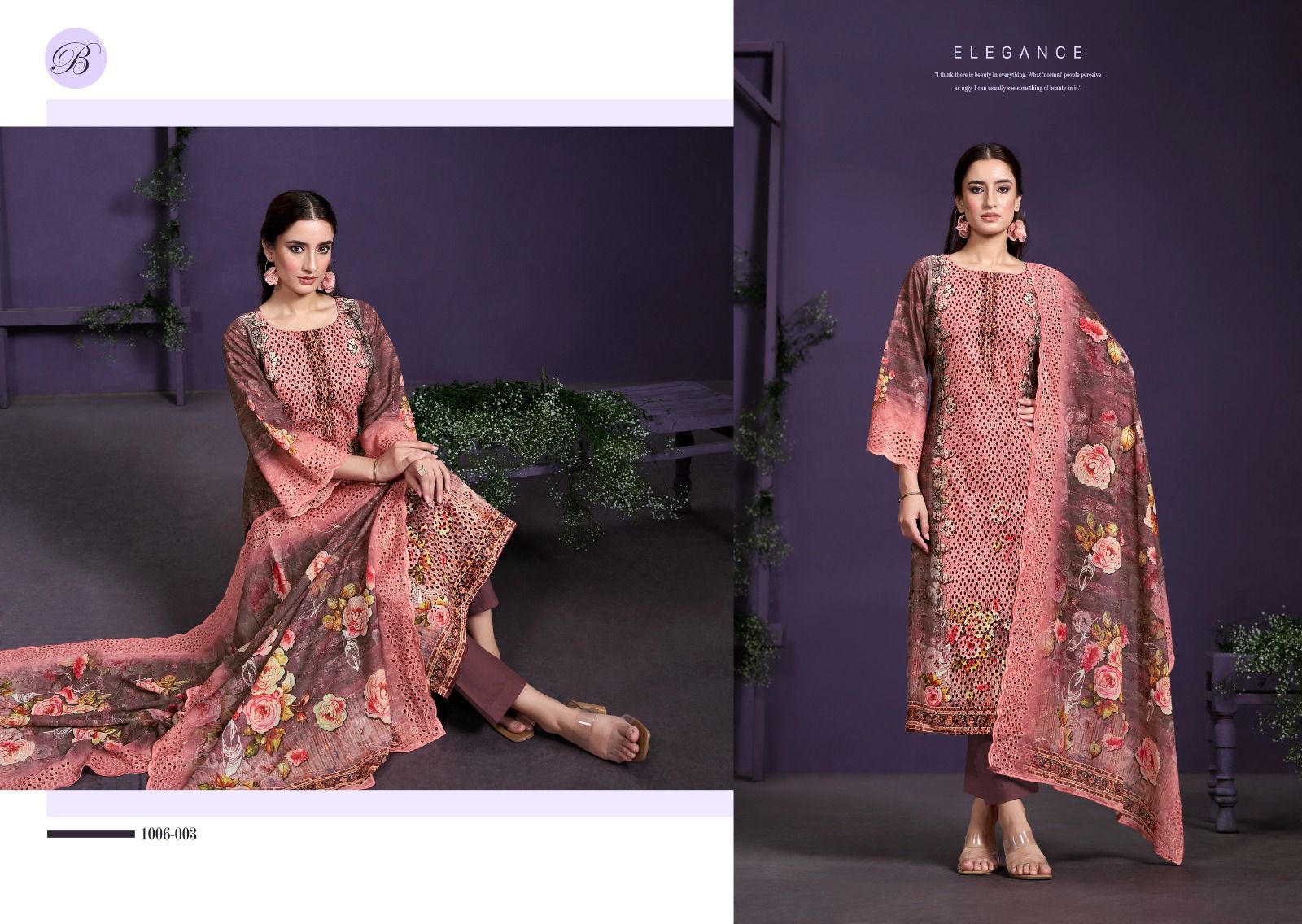 BELLIZA NAKKASHI VOL 2 COTTON PRINTED SUITS