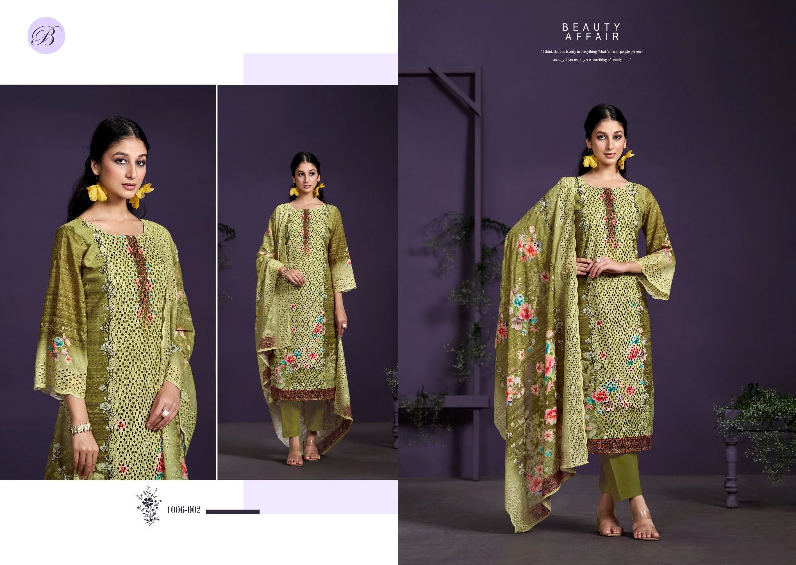 BELLIZA NAKKASHI VOL 2 COTTON PRINTED SUITS