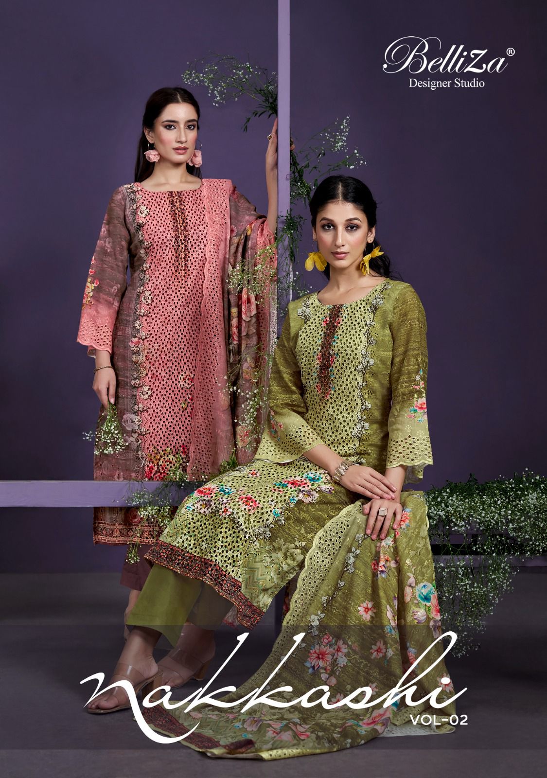 BELLIZA NAKKASHI VOL 2 COTTON PRINTED SUITS