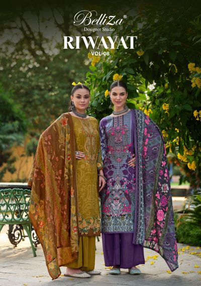 BELLIZA RIWAYAT VOL 8 SUITS LATEST CATALOGUE