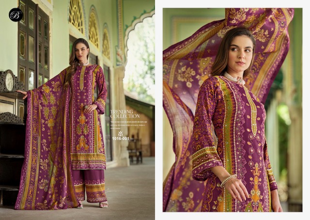 BELLIZA SHAHEEN VOL 2 VISCOSE PRINTED SUITS SUPPLIER