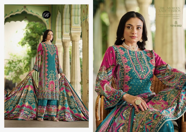 BELLIZA SHAHEEN VOL 2 VISCOSE PRINTED SUITS SUPPLIER