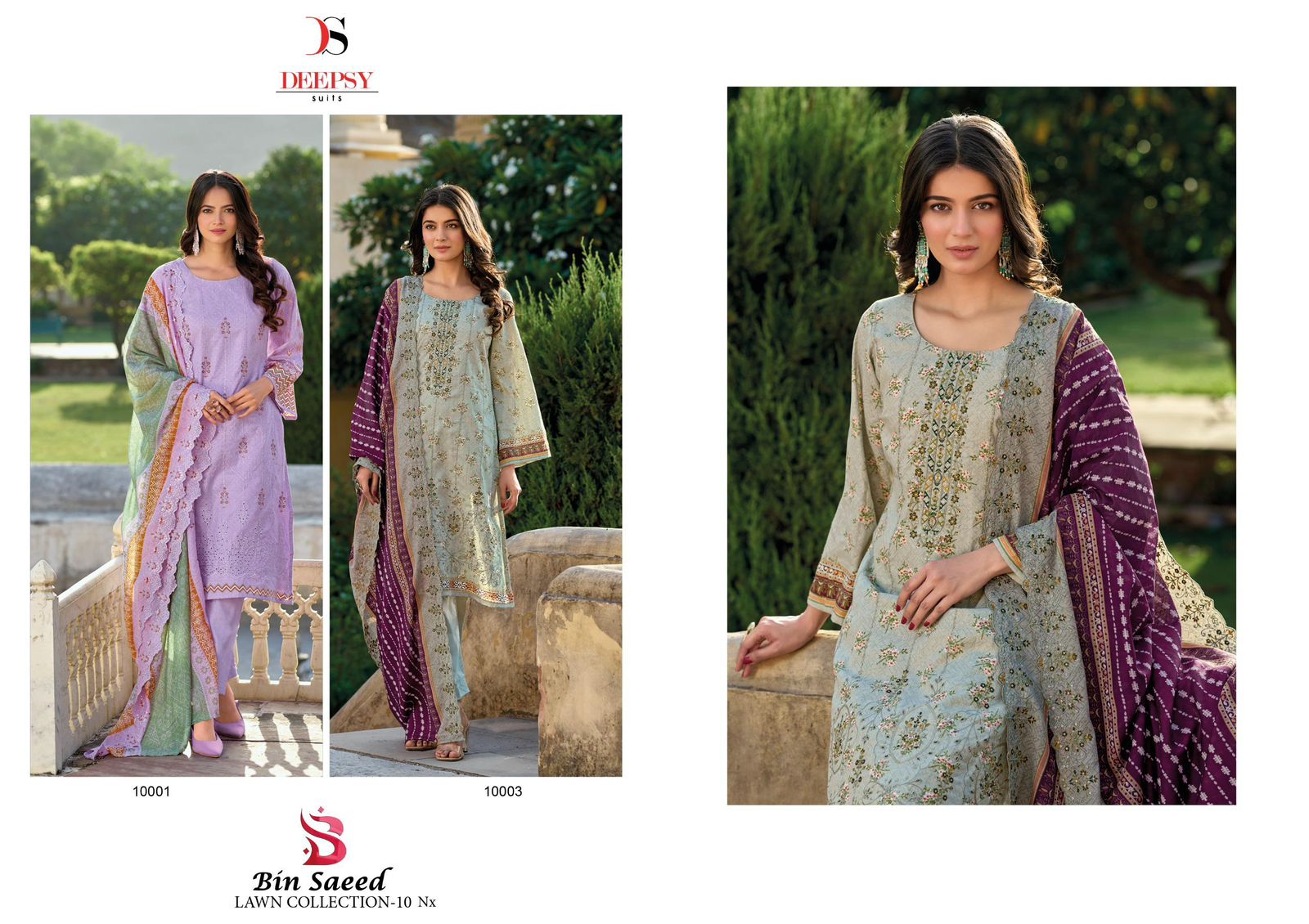 DEEPSY SUITS BIN SAEED 10 NX LAWN COLLECTION SUITS