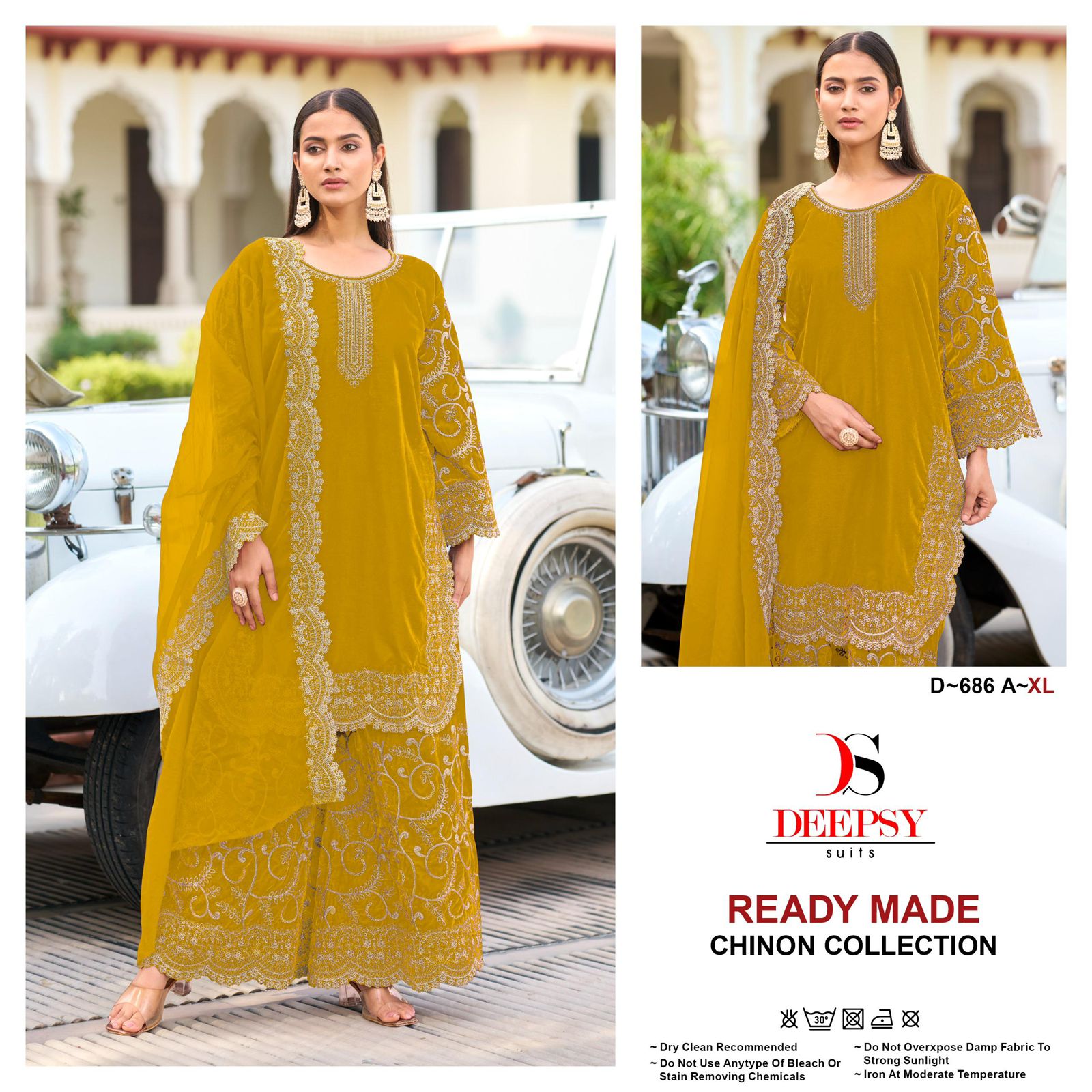 DEEPSY SUITS D 686 CHINNON READYMADE COLLECTION