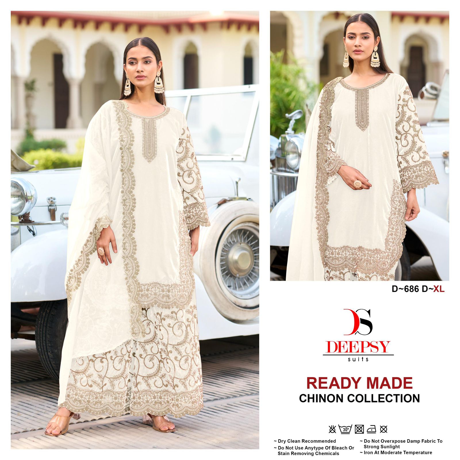 DEEPSY SUITS D 686 CHINNON READYMADE COLLECTION