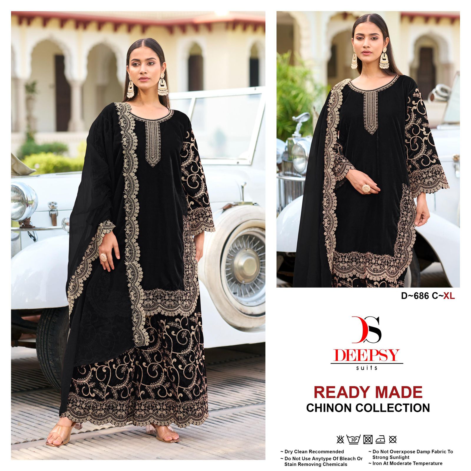 DEEPSY SUITS D 686 CHINNON READYMADE COLLECTION