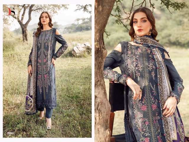 DEEPSY SUITS MARIA B EMBROIDERED RAYON COLLECTION