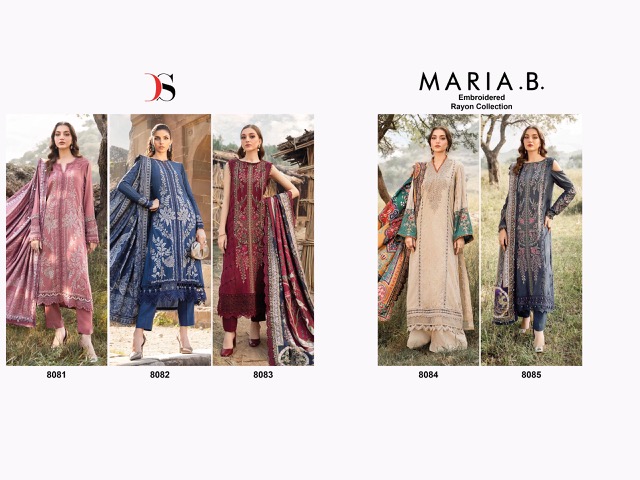 DEEPSY SUITS MARIA B EMBROIDERED RAYON COLLECTION