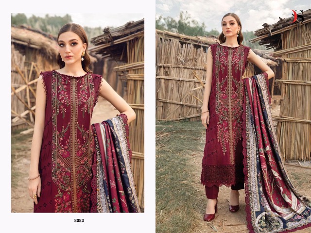 DEEPSY SUITS MARIA B EMBROIDERED RAYON COLLECTION