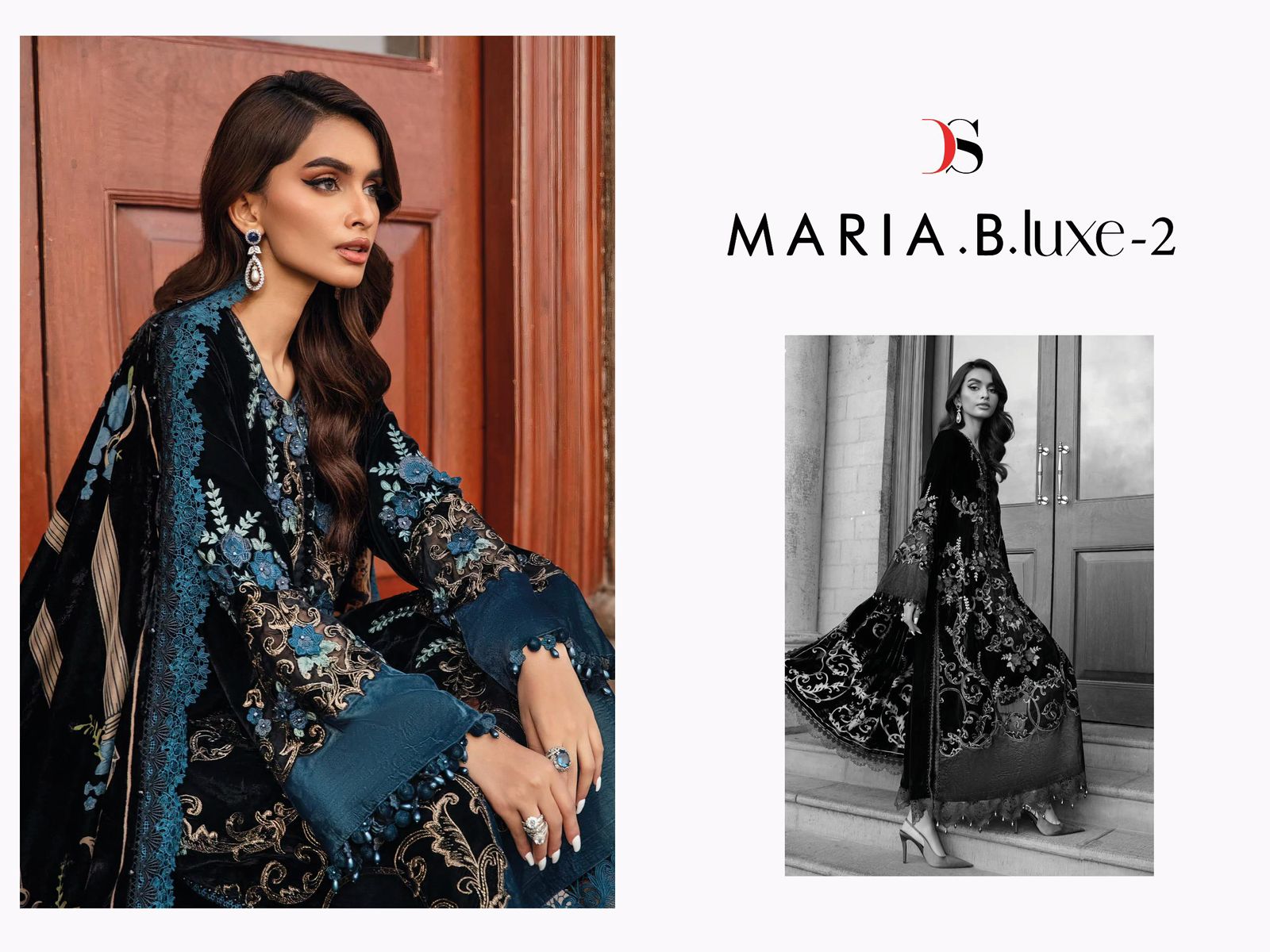 DEEPSY SUITS MARIA B LUXE 2 VISCOSE PAKISTANI SUITS