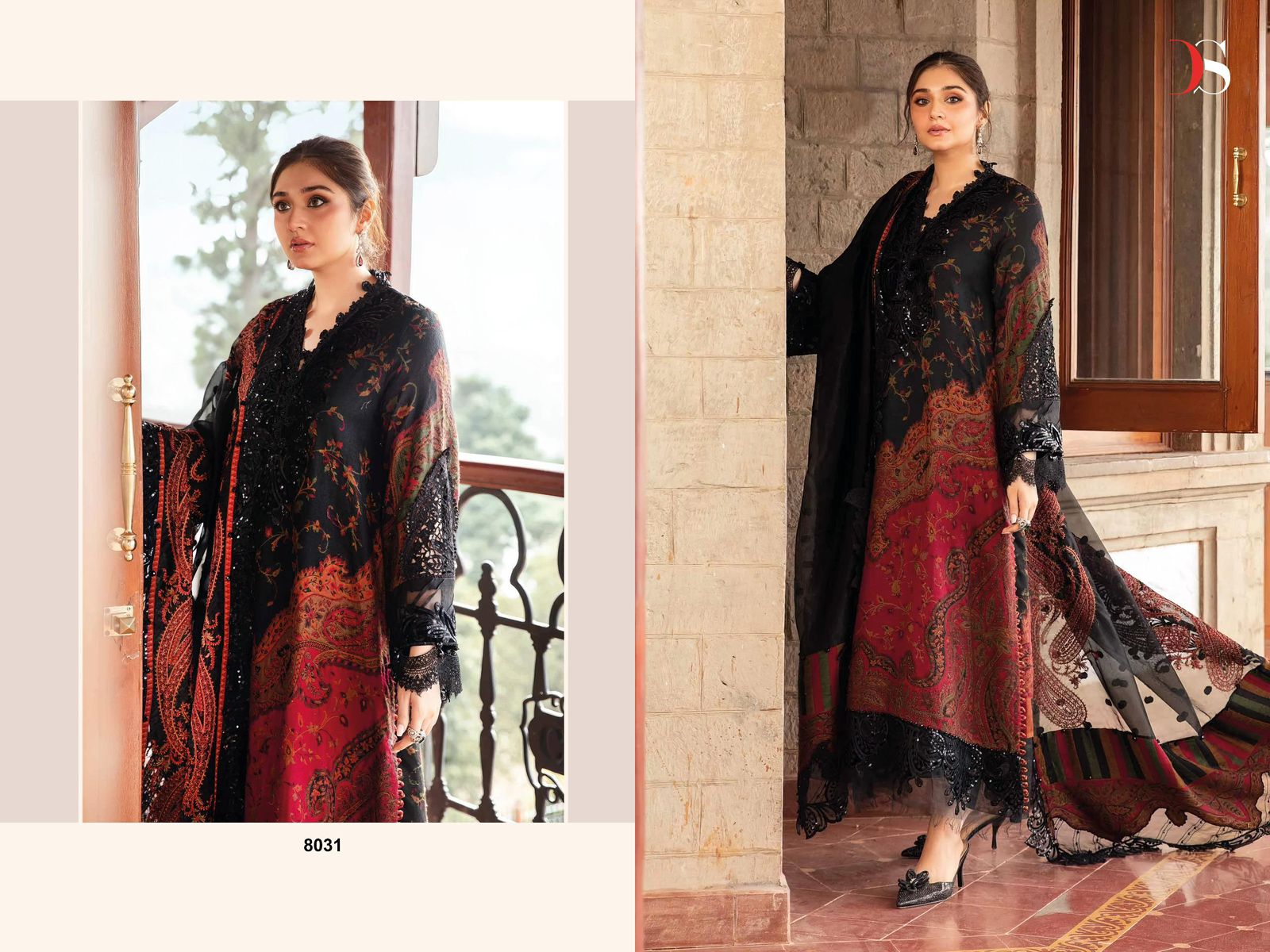 DEEPSY SUITS MARIA B LUXE 8031-8034 PAKISTANI SUITS