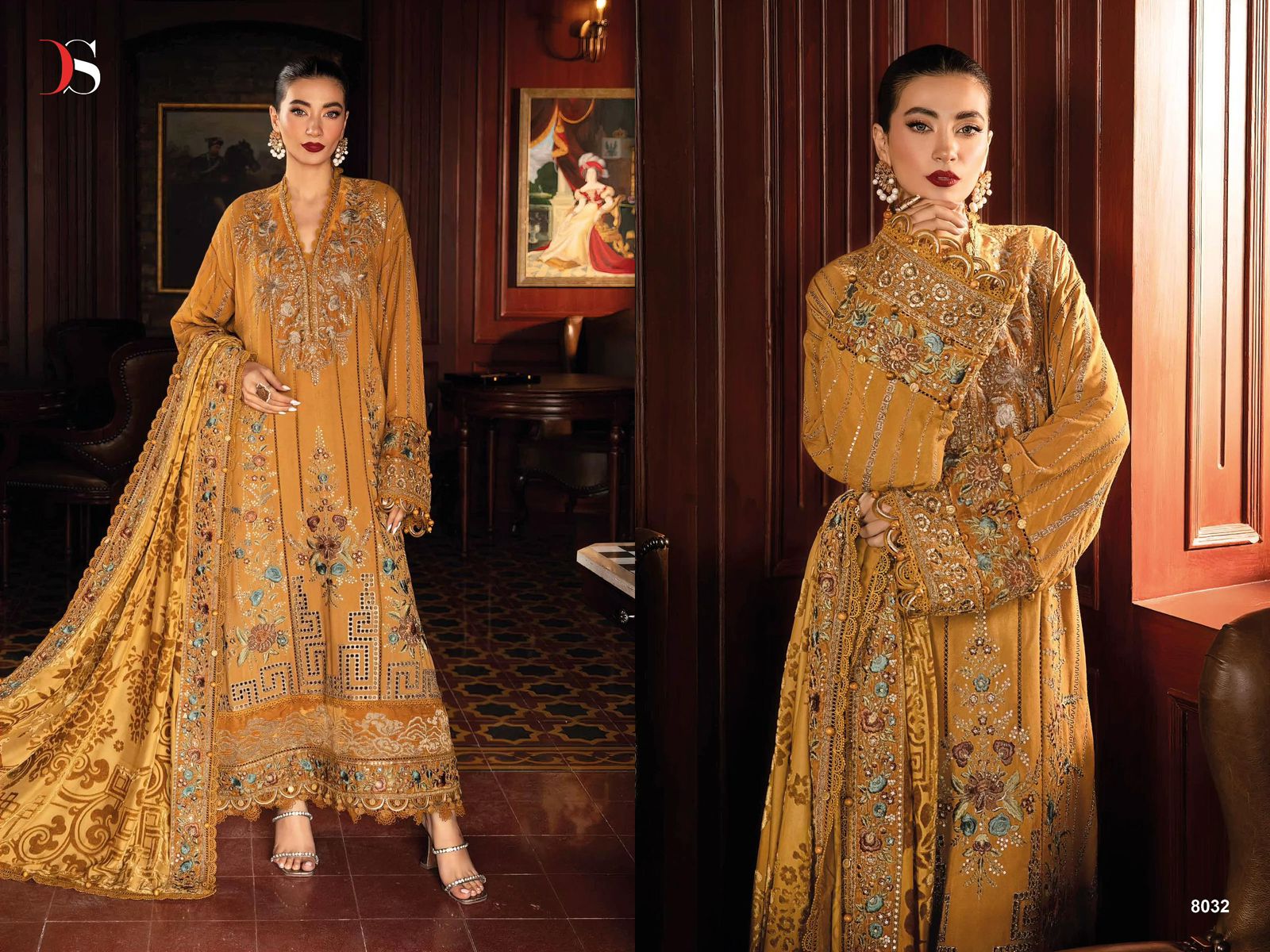 DEEPSY SUITS MARIA B LUXE 8031-8034 PAKISTANI SUITS