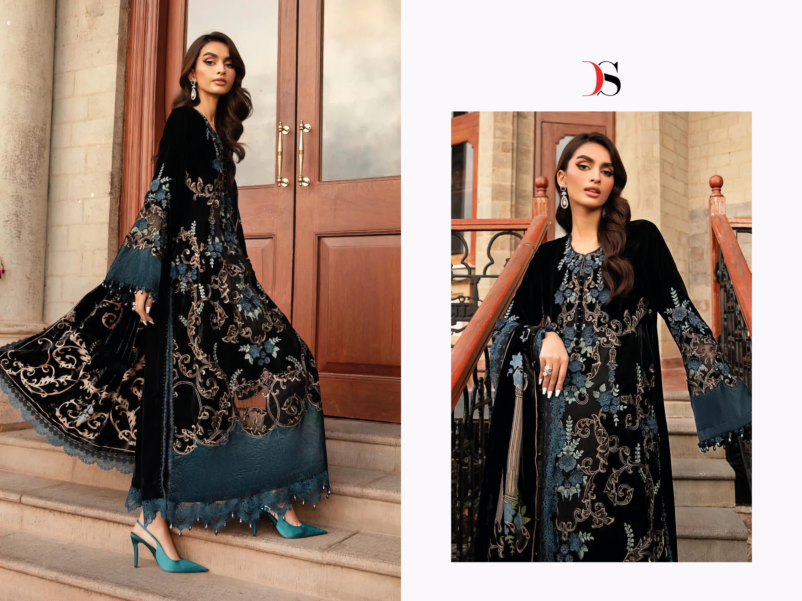 DEEPSY SUITS MARIA B. LUXE 2 PAKISTANI SUITS SUPPLIER