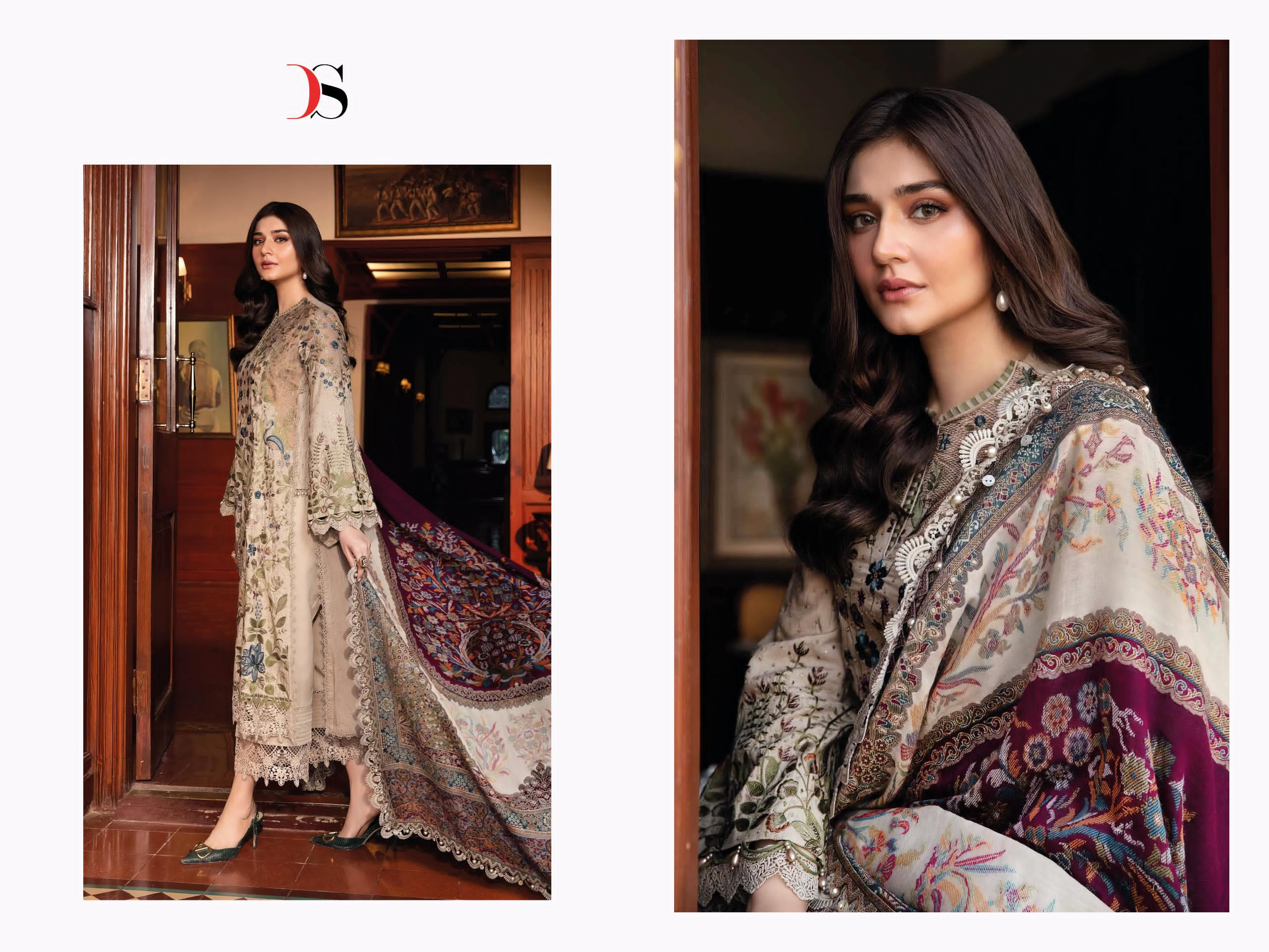 DEEPSY SUITS MARIA B. LUXE 2 PAKISTANI SUITS SUPPLIER