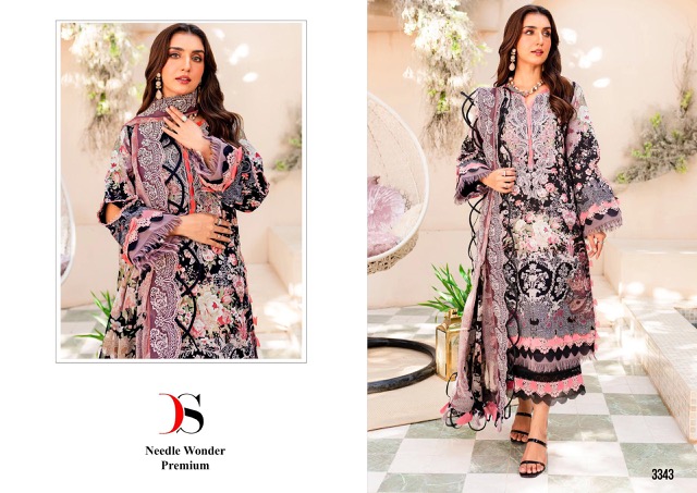 DEEPSY SUITS NEEDLE WONDER PREMIUM D. NO 3343 SUITS