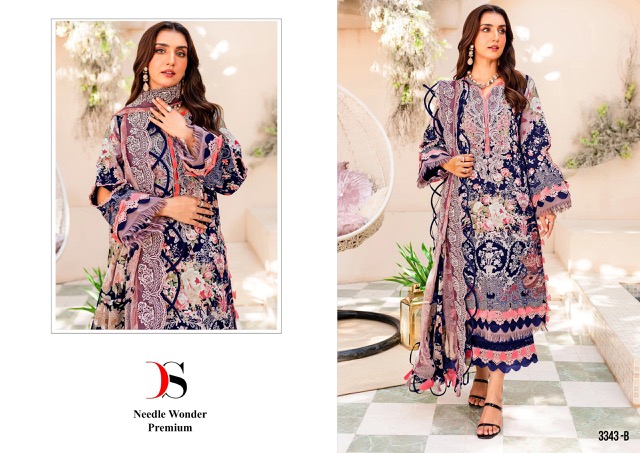 DEEPSY SUITS NEEDLE WONDER PREMIUM D. NO 3343 SUITS