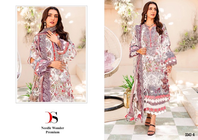 DEEPSY SUITS NEEDLE WONDER PREMIUM D. NO 3343 SUITS