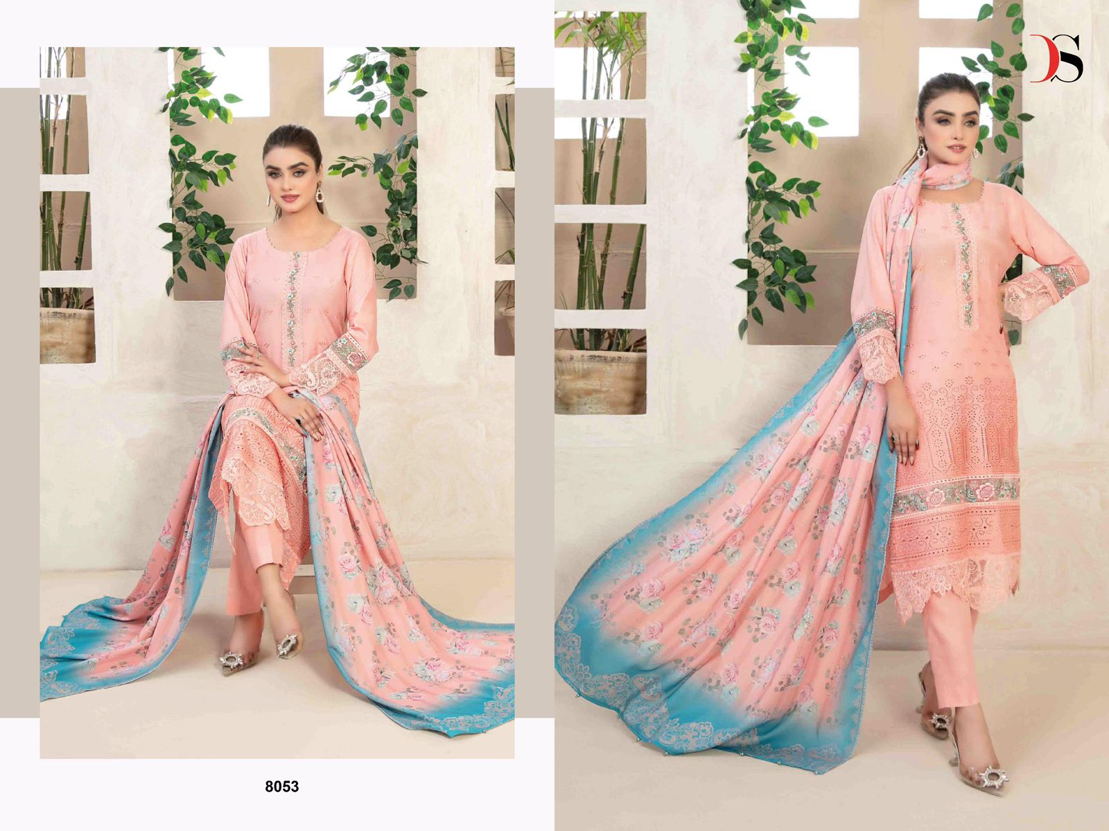 DEEPSY SUITS RANGRASIYA LAWN 25 8051-8056 SERIES