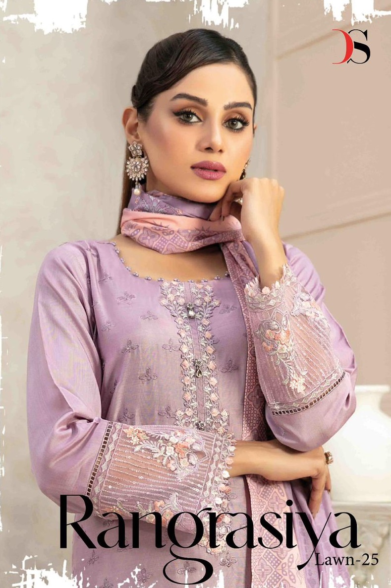 DEEPSY SUITS RANGRASIYA LAWN 25 8051-8056 SERIES