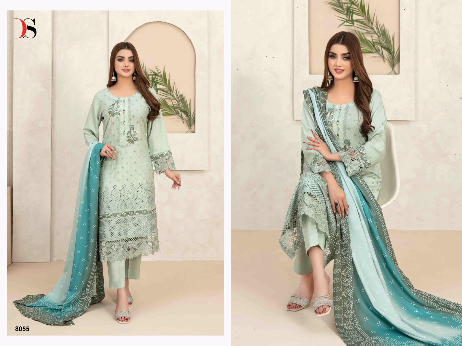 DEEPSY SUITS RANGRASIYA LAWN 25 8051-8056 SERIES