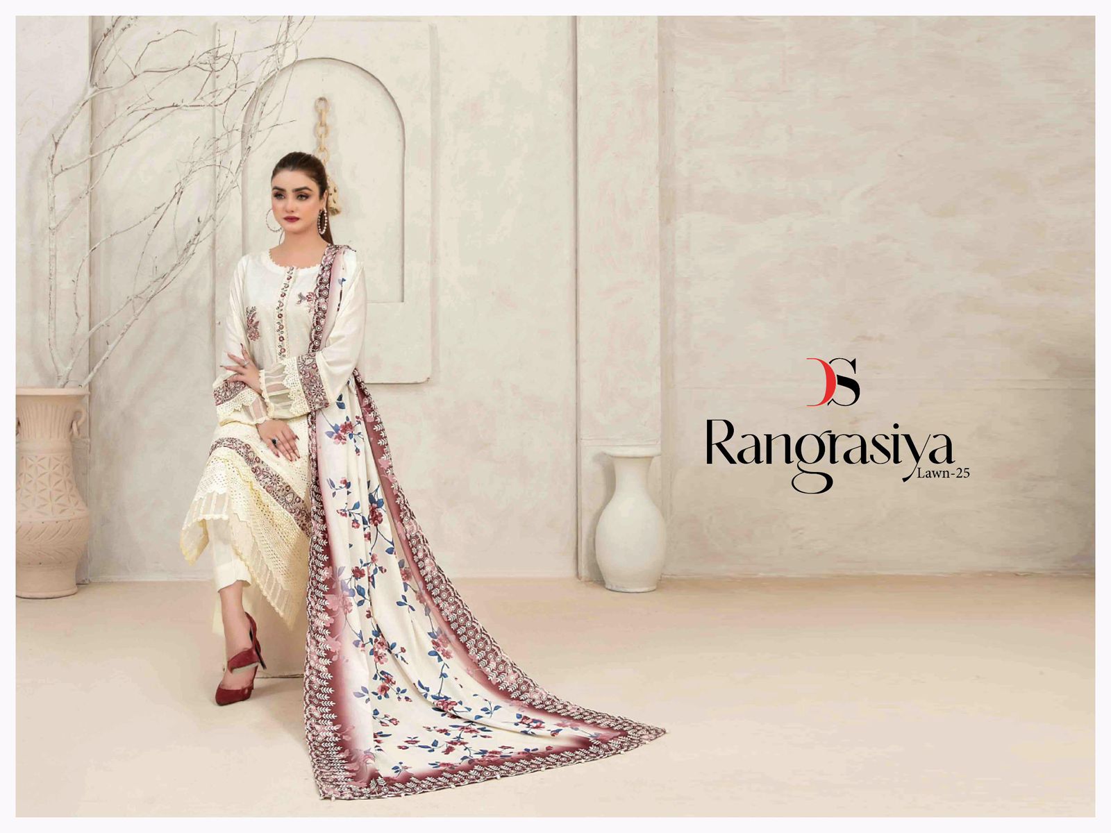 DEEPSY SUITS RANGRASIYA LAWN 25 PRINTED SUITS