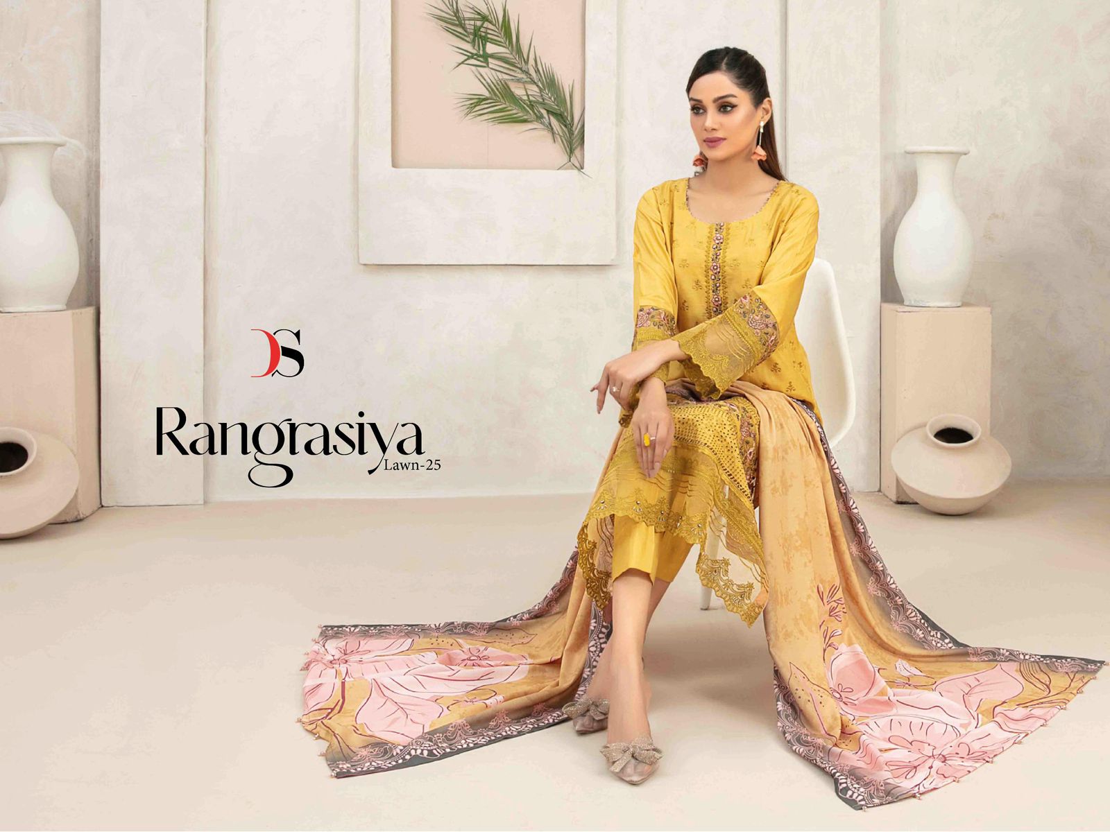 DEEPSY SUITS RANGRASIYA LAWN 25 PRINTED SUITS