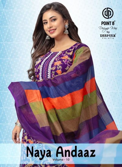 DEEPTEX PRINTS NAYA ANDAAZ VOL 10 COTTON SUITS