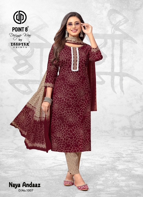 DEEPTEX PRINTS NAYA ANDAAZ VOL 10 COTTON SUITS