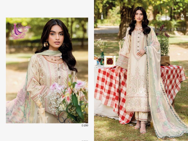 DINSAA SUIT IMROZIA VOL 1 COTTON EMBROIDERY SUITS