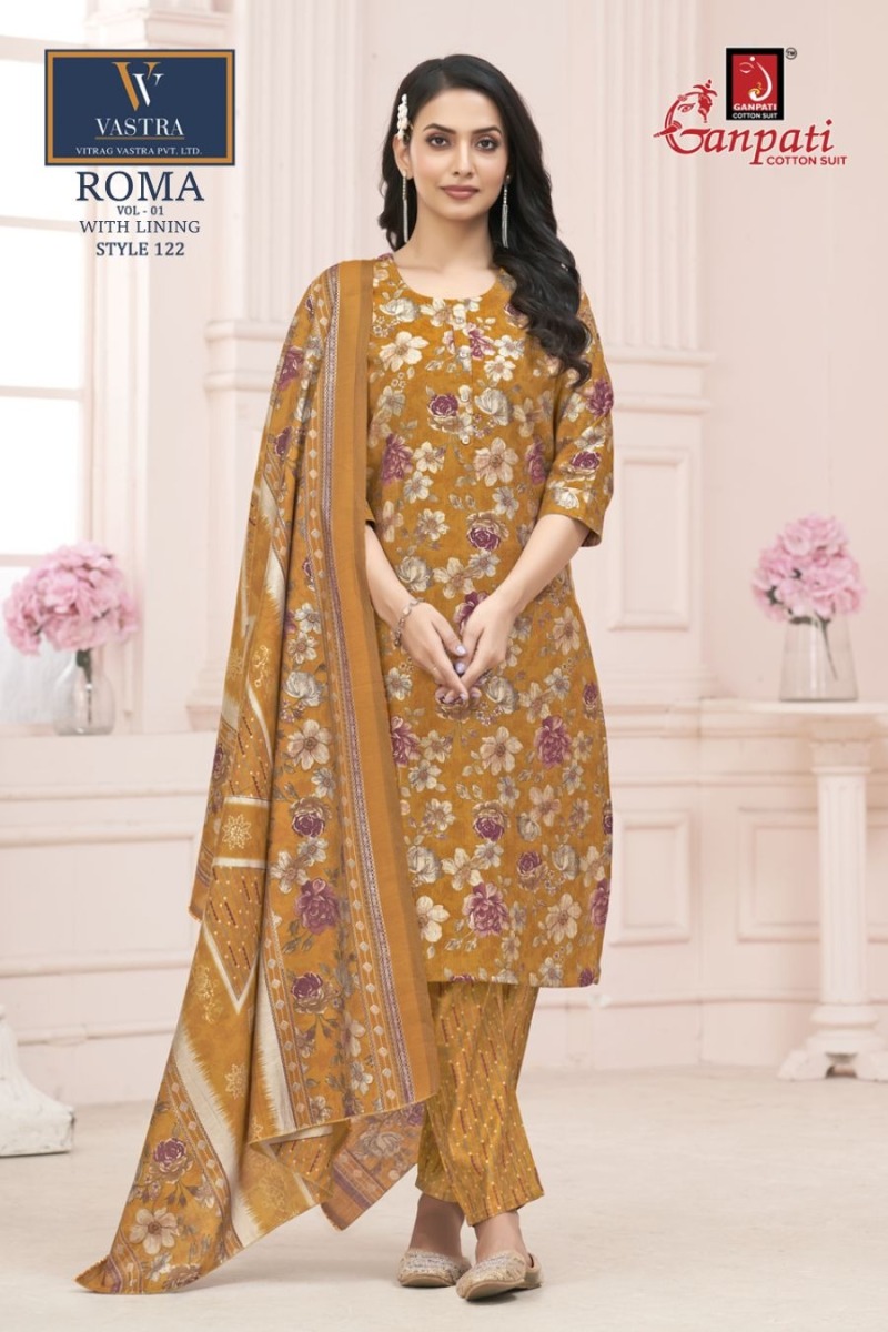 GANPATI ROMA VOL 1 READYMADE COTTON SUITS