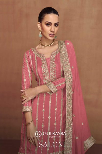 GULKAYRA DESIGNER SALONI SILK SUITS SUPPLIER SURAT