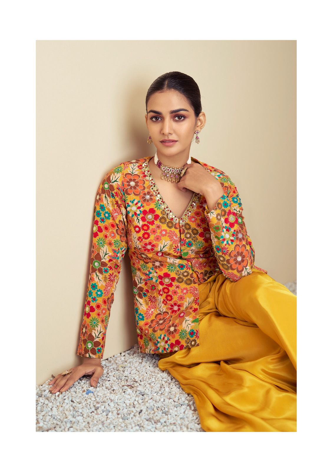 GULKAYRA DESIGNER ZULFA PURE CHINON SUITS SUPPLIER